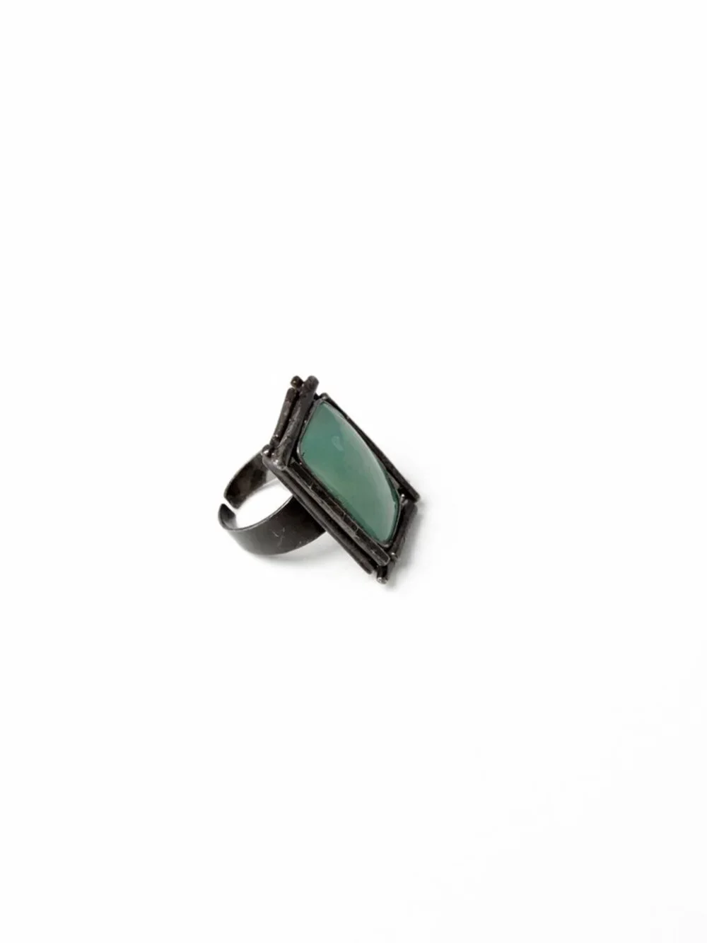 Handmade brutalist ring